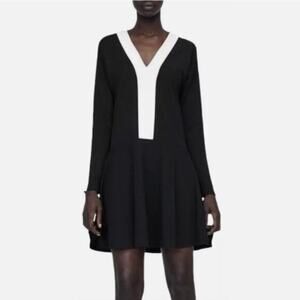 knee length dresses for ladies Poplin Tiered Midi Dress